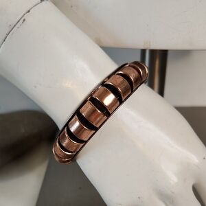 Vintage Worn Healing Copper Woman/Men's Moveable Bangel 1970's